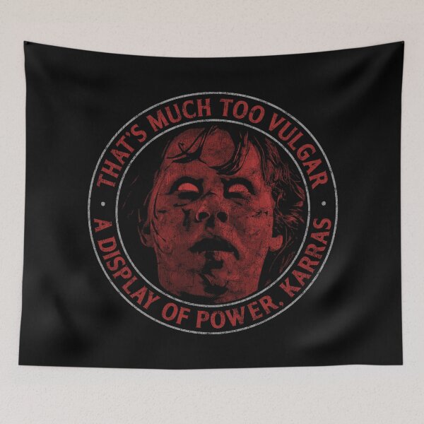 Item preview, Vulgar A Display Of Power The Exorcist 70s Distressed designed and sold by Power Up Prints.