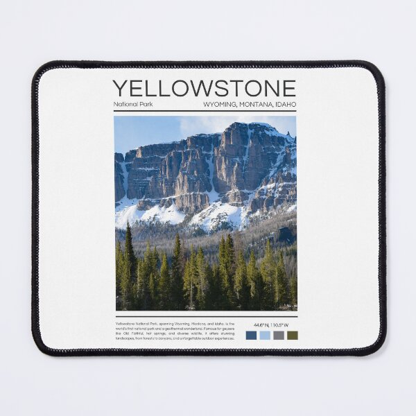 Item preview, Yellowstone National Park - Wyoming, Montana, and Idaho designed and sold by StudioRedKoala.