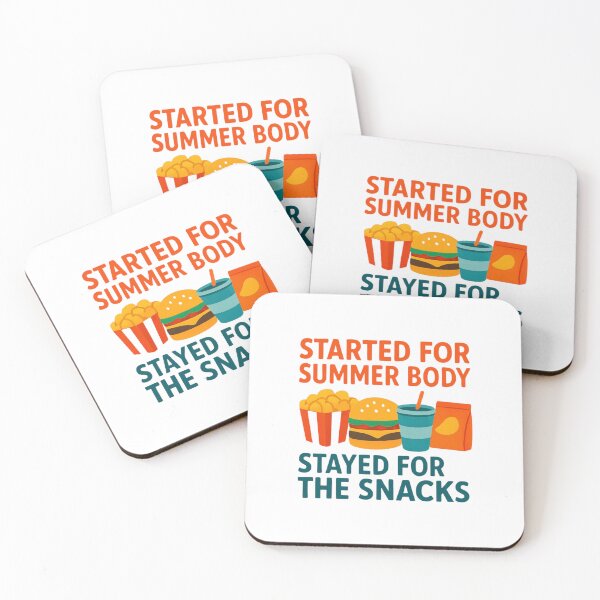Item preview, Gym Humor Shirt – Started for Summer Body Stayed for Snacks designed and sold by PeterskyDesign.