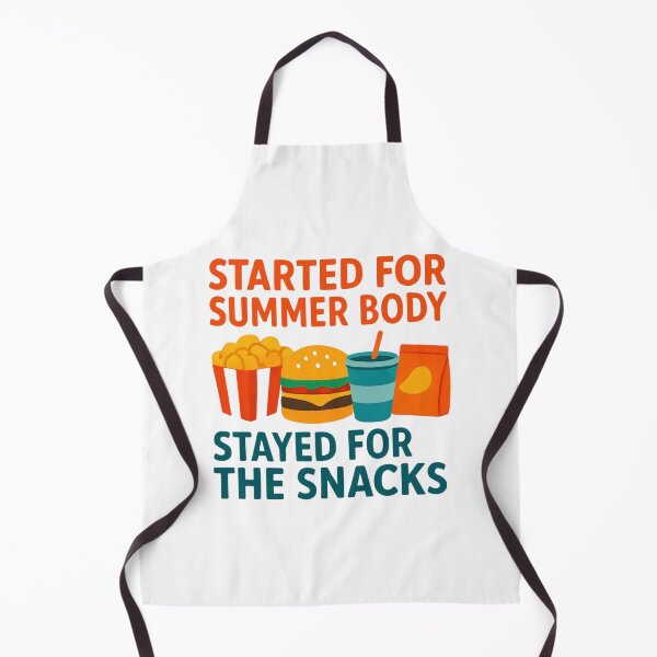 Item preview, Gym Humor Shirt – Started for Summer Body Stayed for Snacks designed and sold by PeterskyDesign.