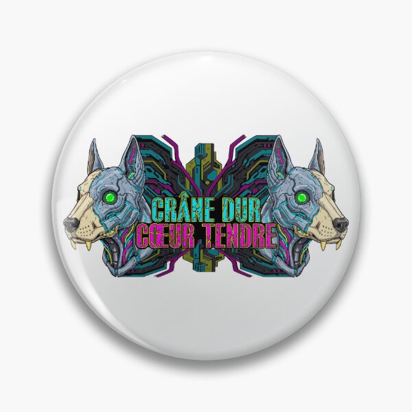 Item preview, CyberDog - Hard Skull, Soft Heart designed and sold by HuzroDesign.