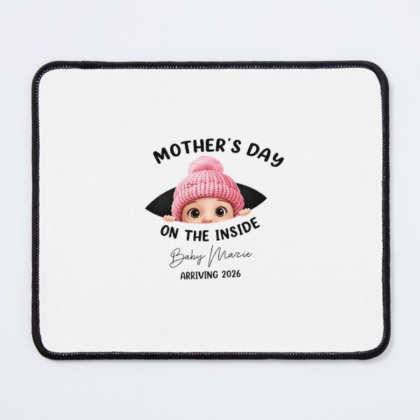 Item preview, Personalized 1st Mother's Day On The Inside, Custom Pregnancy Announcement, Baby Arriving 2026 for Mom, First Time Mommy designed and sold by MBSdesingArt.