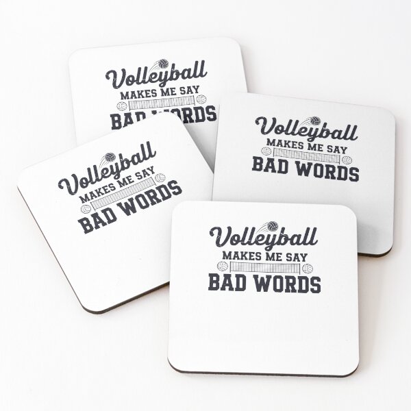 Item preview, Volleyball MAKES ME SAY BAD WORDS Funny Player designed and sold by snowry.