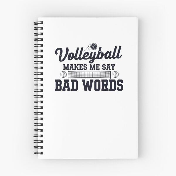 Item preview, Volleyball MAKES ME SAY BAD WORDS Funny Player designed and sold by snowry.