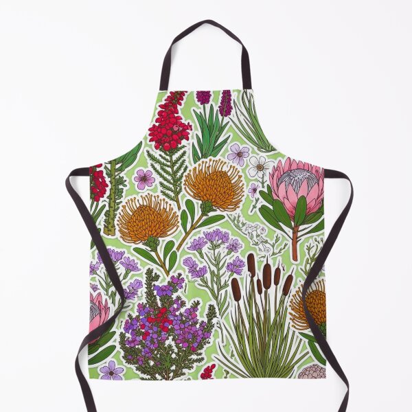 Item preview, Fynbos Protea Bouquet – South African Wildflower Illustration designed and sold by The Digital Compass.