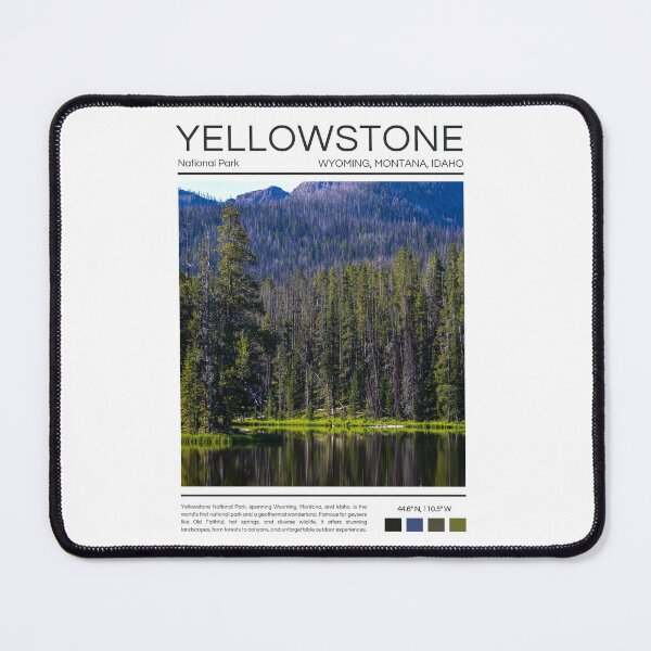 Item preview, Yellowstone National Park - Wyoming, Montana, and Idaho designed and sold by StudioRedKoala.