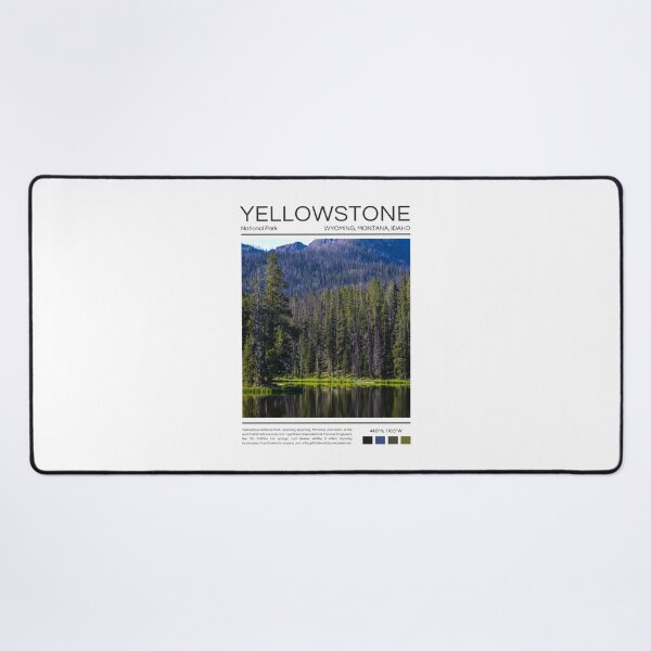 Item preview, Yellowstone National Park - Wyoming, Montana, and Idaho designed and sold by StudioRedKoala.