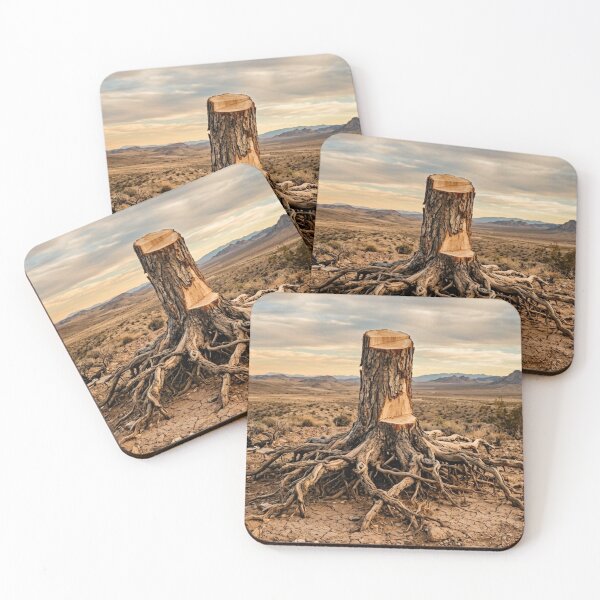 Item preview, Cut tree trunk with visible roots. designed and sold by Malisa345.