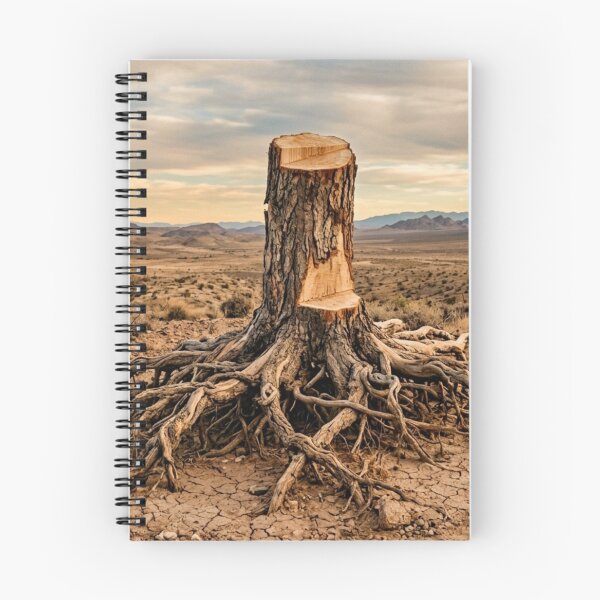 Item preview, Cut tree trunk with visible roots. designed and sold by Malisa345.