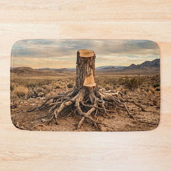 Item preview, Cut tree trunk with visible roots. designed and sold by Malisa345.