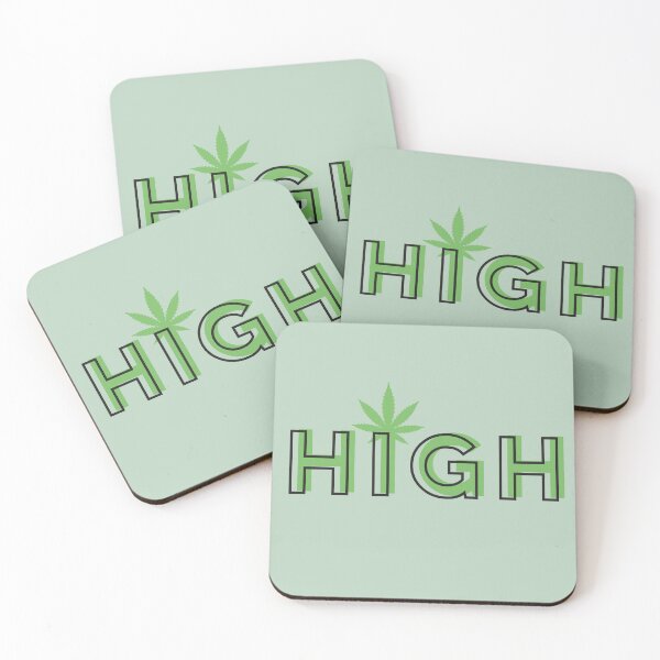 Item preview, High Weed Leaf Design – Funny Cannabis 420 Graphic Stoner Aesthetic designed and sold by TheStephanieRome.