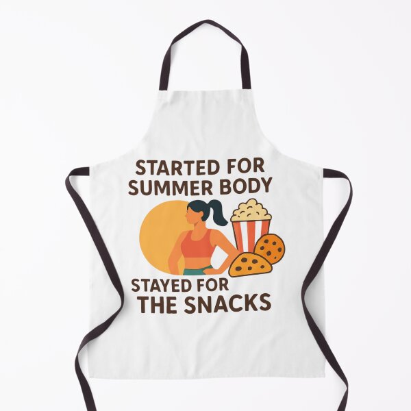 Item preview, Gym Humor Shirt – Started for Summer Body Stayed for Snacks v2 designed and sold by PeterskyDesign.