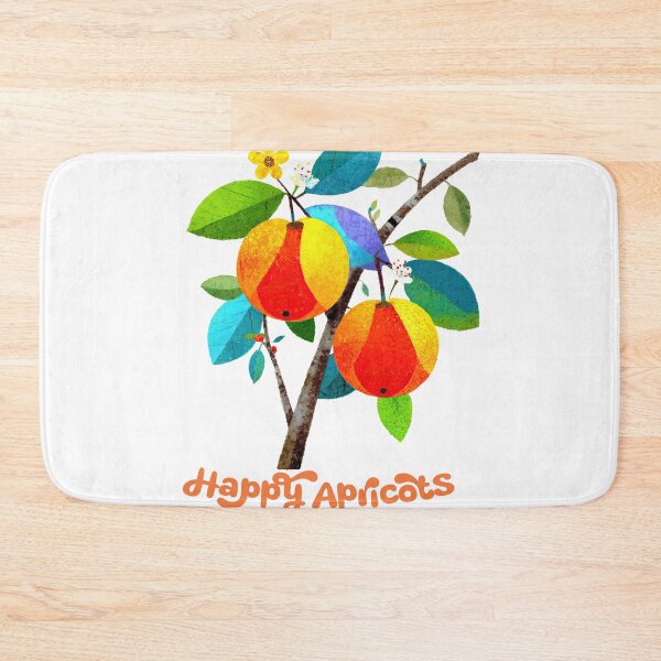 Item preview, Happy Apricots — Cheerful Fruit in Bloom designed and sold by ForeverPrintsOK.