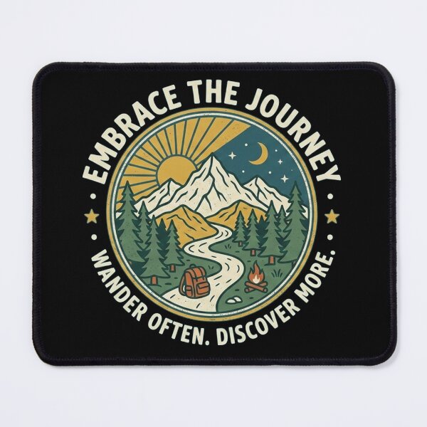 Item preview, Embrace The Journey: Wander Often, Discover More Adventure designed and sold by Owcomm.