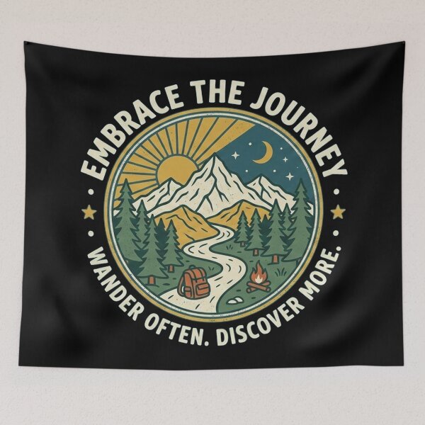 Item preview, Embrace The Journey: Wander Often, Discover More Adventure designed and sold by Owcomm.
