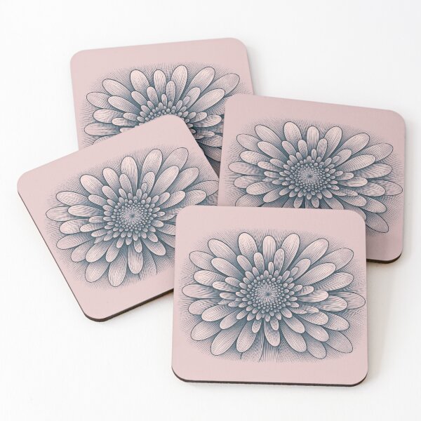Item preview, Illustrated Zinnia designed and sold by Belly Button Joe .