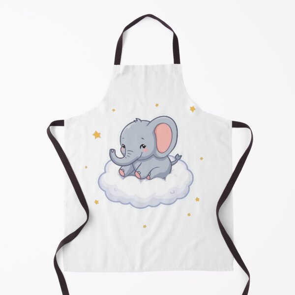 Item preview, Sweet Kawaii Elephant, Sleeping on Cloud - Dreamy Sky Style designed and sold by DigitfanStudio.