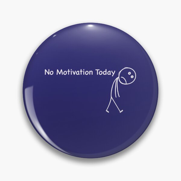 Item preview, No Motivation today lazy sad stick figure minimalist designed and sold by Lunevalleyart.