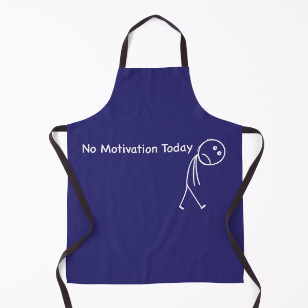 Item preview, No Motivation today lazy sad stick figure minimalist designed and sold by Lunevalleyart.