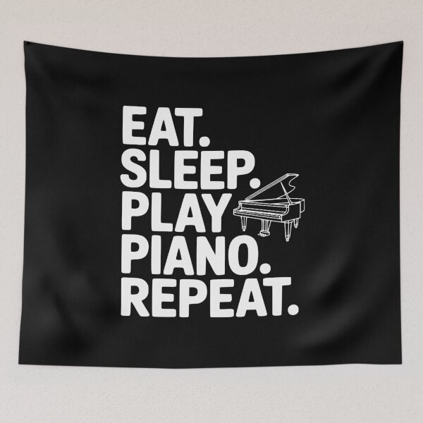 Item preview, Eat. Sleep. Play Piano. Repeat. designed and sold by Frank Ring.