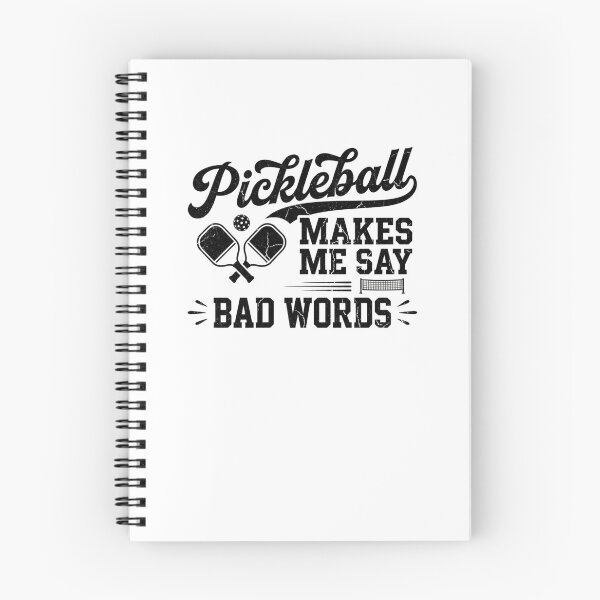 Item preview, Pickleball MAKES ME SAY BAD WORDS Funny Player designed and sold by snowry.