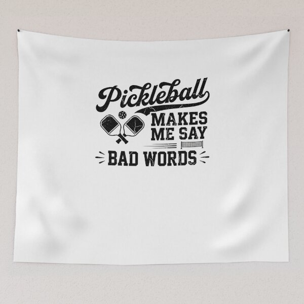Item preview, Pickleball MAKES ME SAY BAD WORDS Funny Player designed and sold by snowry.