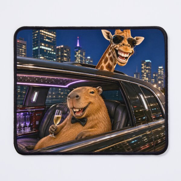 Item preview, Capybara Limo Life – Chill Vibes Only designed and sold by AnimalMarvels.
