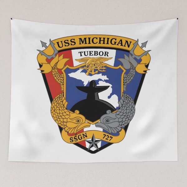 Item preview, The Official Crest of USS Michigan (SSGN 727) designed and sold by CharlieDesings.