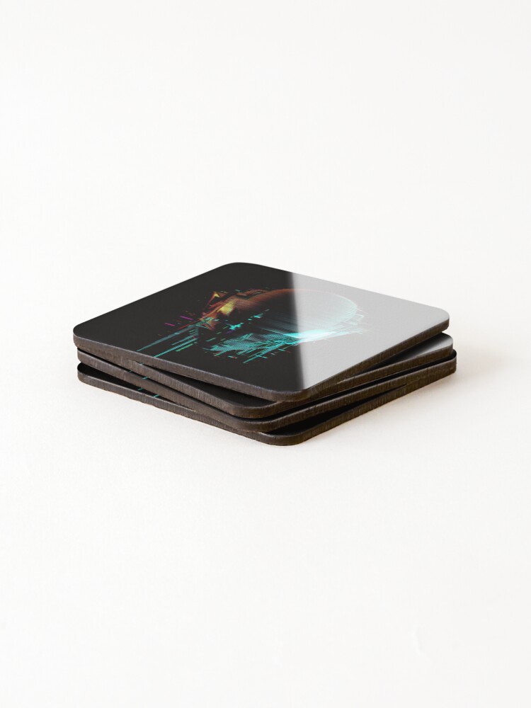 Thumbnail 4 of 5, Coasters (Set of 4), Digital Ghost designed and sold by RizziesDesign.