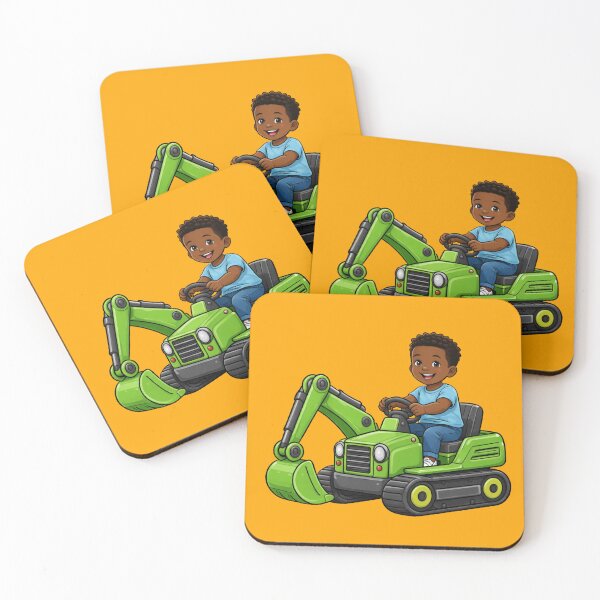 Item preview, Junior Operator: Lime Adventure [Young Excavator Hero] designed and sold by kdhill.