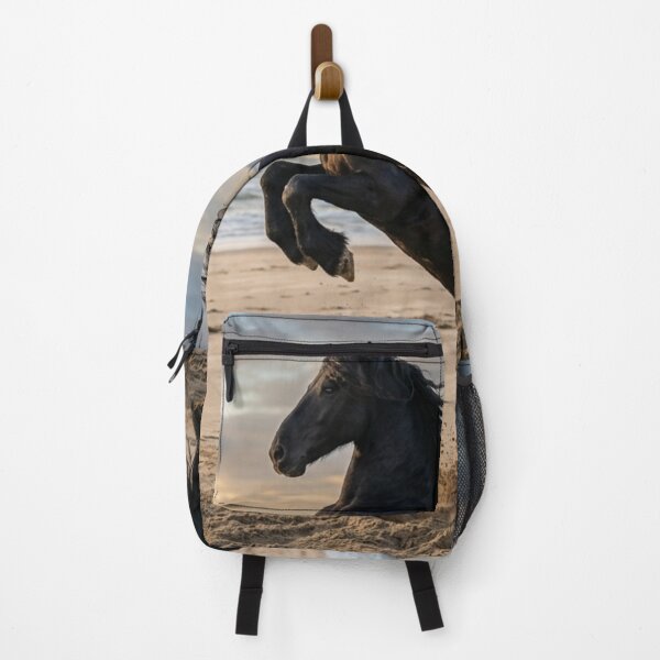 Item preview, Friesian horse rearing up on the sand. designed and sold by Malisa345.