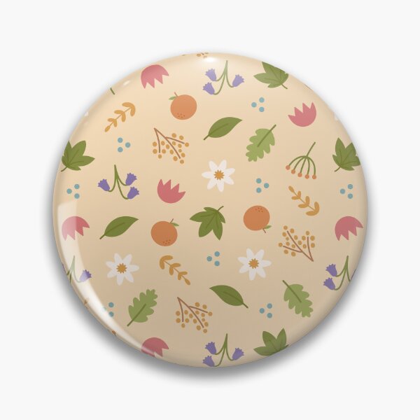 Item preview, Folk floral pattern, summer, yellow background designed and sold by Allihorn.