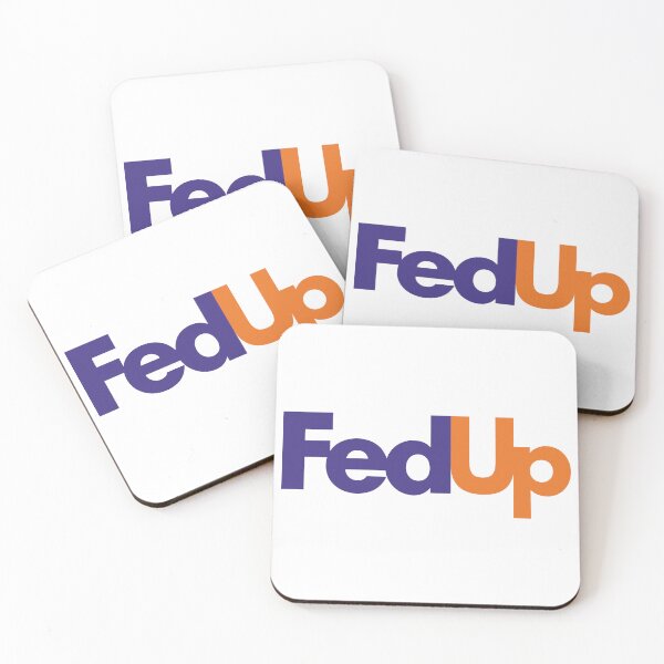 Item preview, FedUp designed and sold by the-craft-shop.