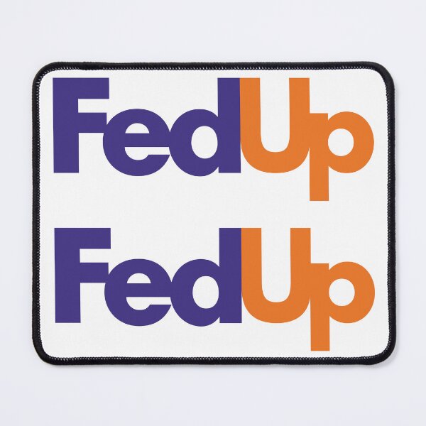 Item preview, FedUp designed and sold by the-craft-shop.