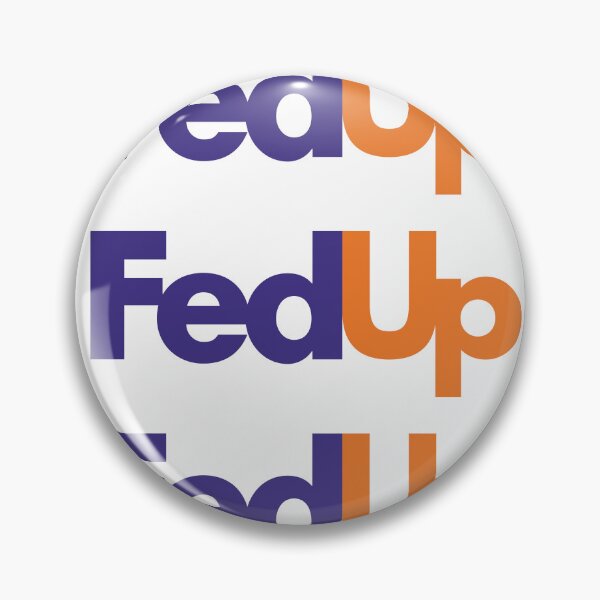 Item preview, FedUp designed and sold by the-craft-shop.