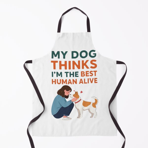 Item preview, Dog Lover Shirt – My Dog Thinks I’m the Best Human Alive designed and sold by PeterskyDesign.