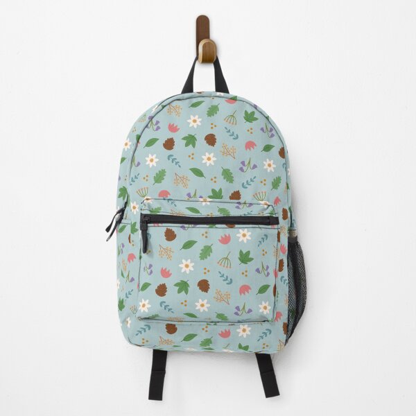 Item preview, Folk floral pattern, winter, blue background designed and sold by Allihorn.