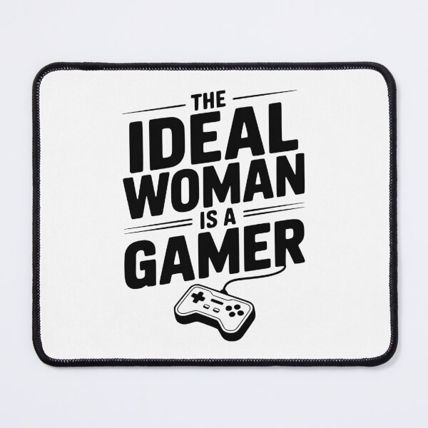 Item preview, The Idea Woman Is a Gamer designed and sold by Frank Ring.
