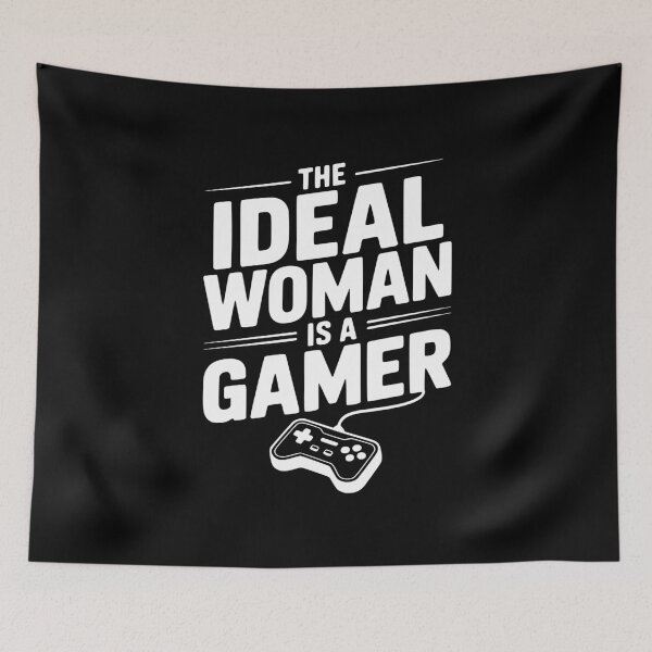 Item preview, The Idea Woman Is a Gamer designed and sold by Frank Ring.