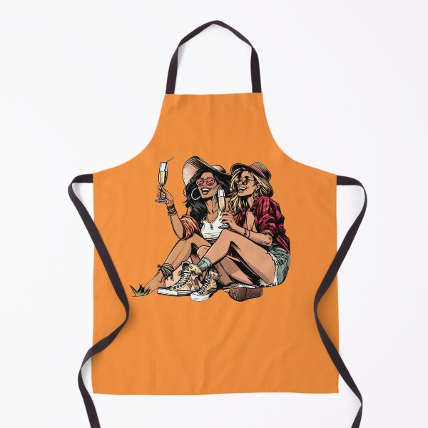 Item preview, Two ladies toast their vacation with sparkling wine. designed and sold by Segasprojects.