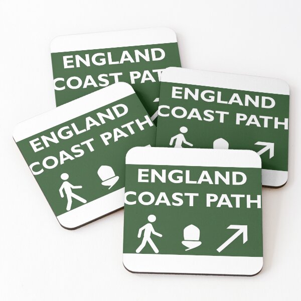 Item preview, England Coast Path designed and sold by Broken Antler Designs .