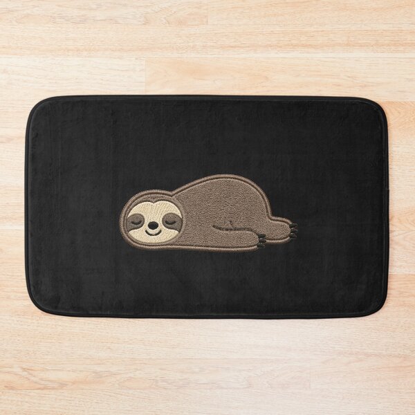 Item preview, Cute Sleepy Sloth Embroidery Design – Lazy Mood, Cozy Introvert Aesthetic designed and sold by ColorSplash123.