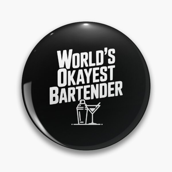 Item preview, World's Okayest Bartender designed and sold by Frank Ring.