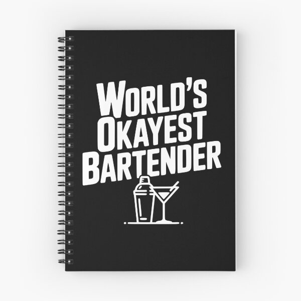 Item preview, World's Okayest Bartender designed and sold by Frank Ring.