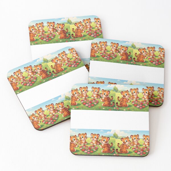 Item preview, A group of tiger cubs designed and sold by RiverFong.