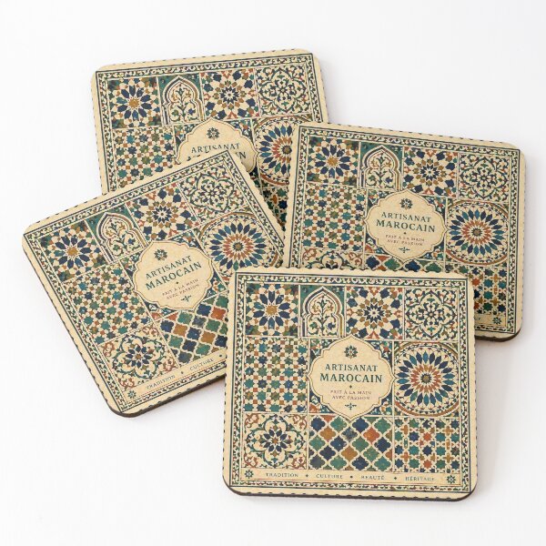 Item preview, Moroccan Zellige Tile Pattern – Vintage Artisan Mosaic Design designed and sold by hlldz.