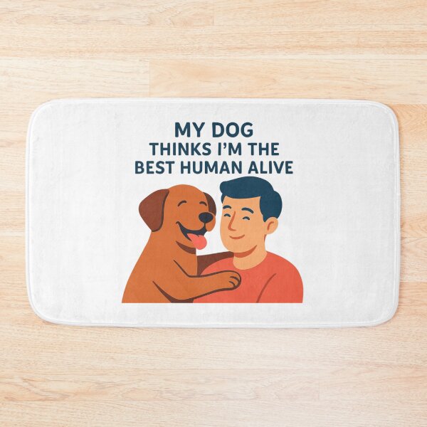 Item preview, Dog Lover Shirt – My Dog Thinks I’m the Best Human Alive v2 designed and sold by PeterskyDesign.