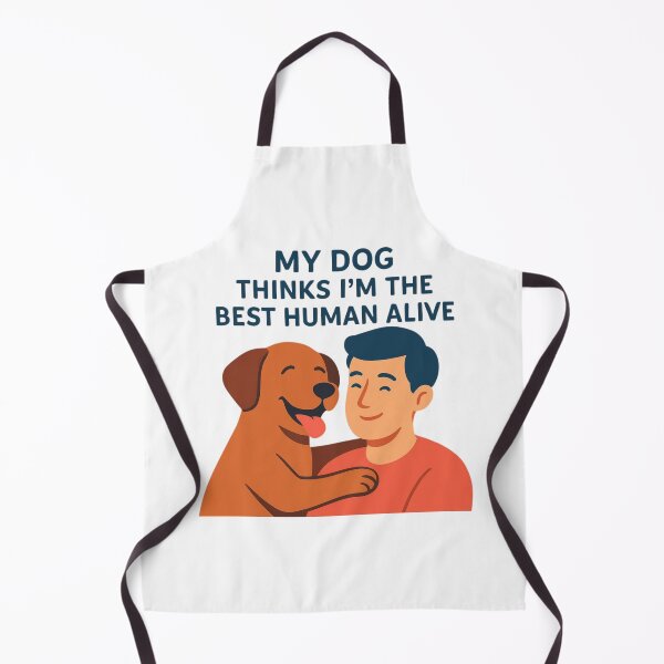 Item preview, Dog Lover Shirt – My Dog Thinks I’m the Best Human Alive v2 designed and sold by PeterskyDesign.