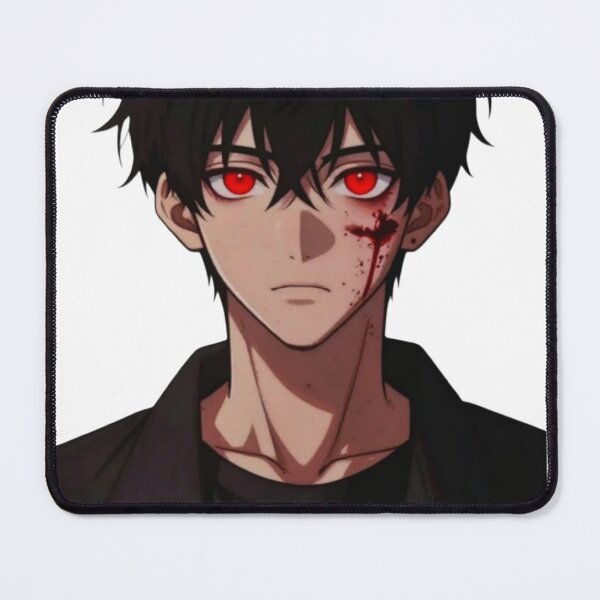 Item preview, Blood Stained Anime Boy Crimson Eyes designed and sold by Nixxxs.