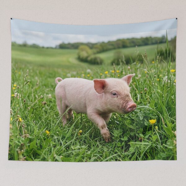 Item preview, Piglet in the grass designed and sold by Malisa345.